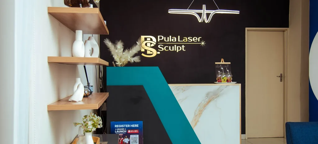Pula Laser Sculpt Reception Area